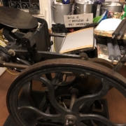 letter press used for making of the book